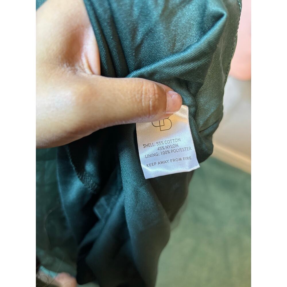 Baltic Born Caroline Lace Maxi Dress XL Emerald Off the Shoulder Cottagecore - Picture 12 of 12